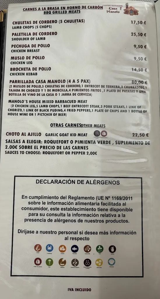 Menu_Restaurante Casa Manolo_Archidona_image_1