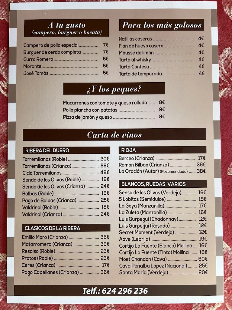 Menu_Bar Restaurante La Estación_Archidona_image_1