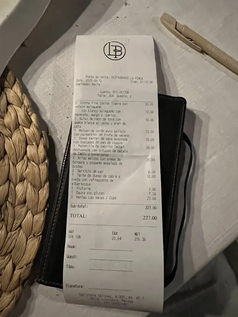 Menu_La Finca_Archidona_image_2