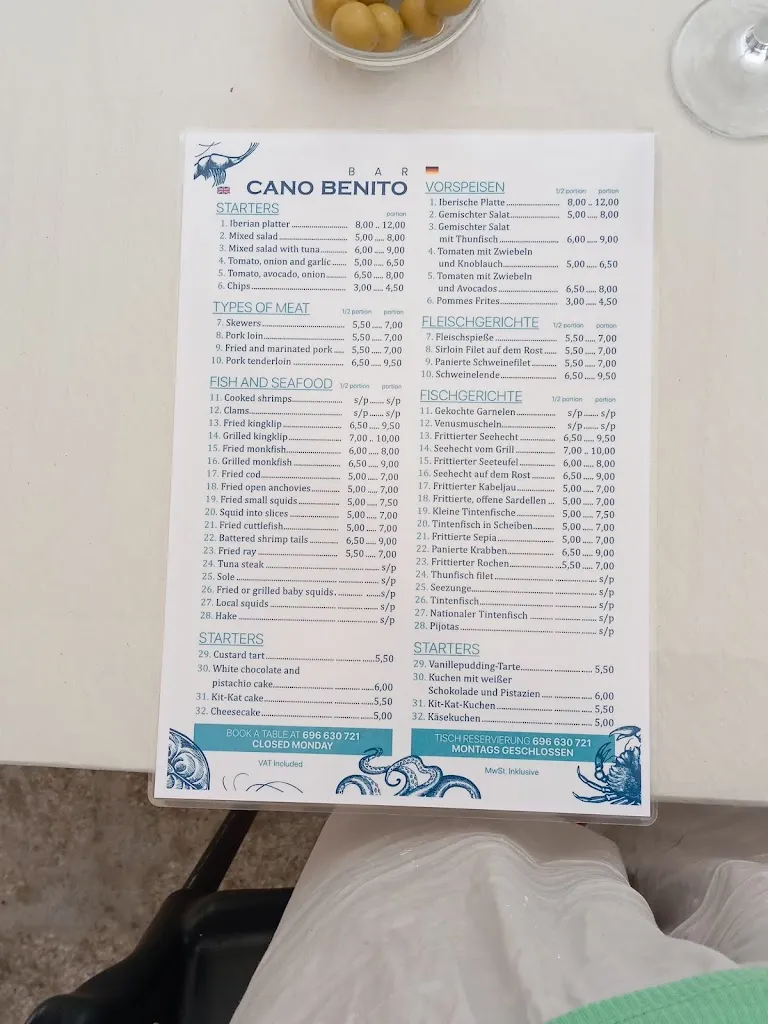 Menu_Restaurante Cano Benito_Algarrobo_immagine_1