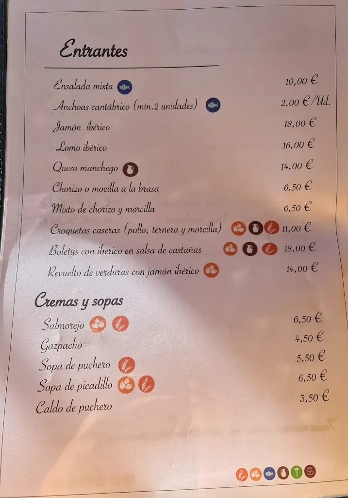 Menu_Meson El Cochinillo_Algarrobo_immagine_1
