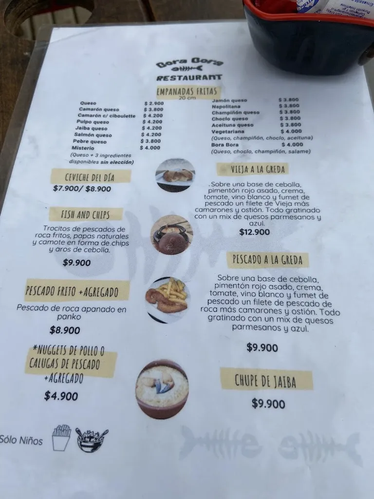 Menu_Restaurant Bora Bora_Algarrobo_image_2