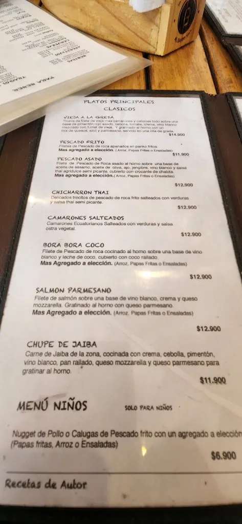 Menu_Restaurant Bora Bora_Algarrobo_image_4