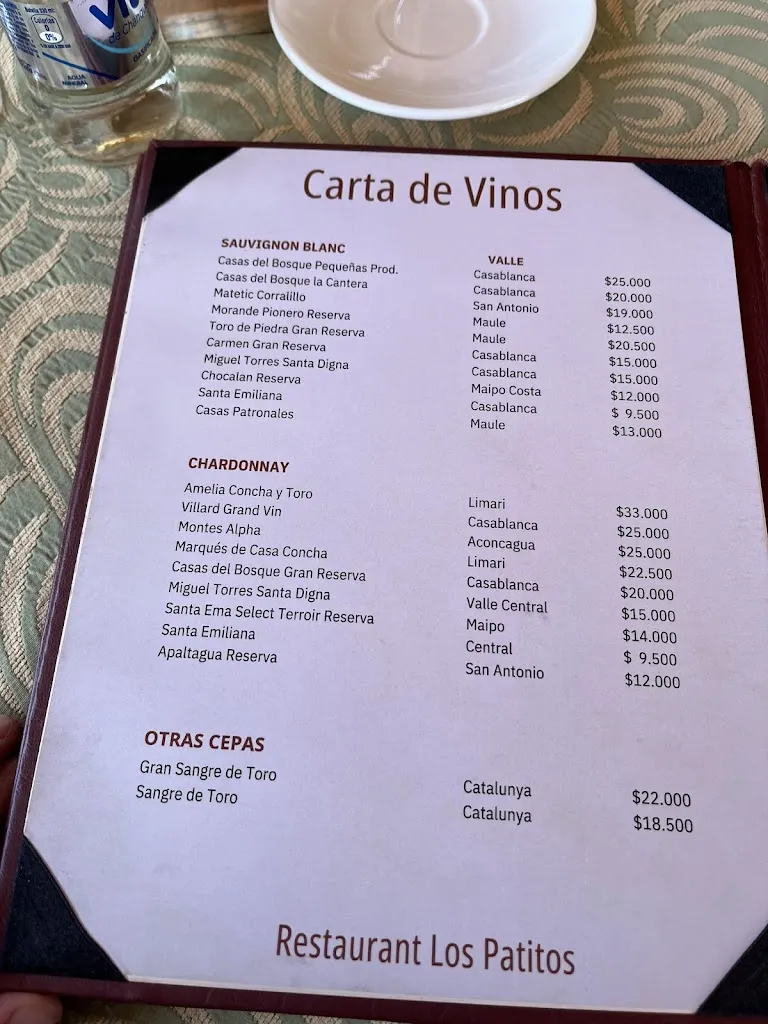 Menu_Los Patitos_Algarrobo_image_2