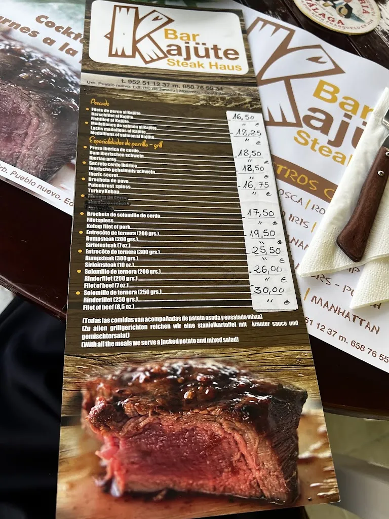 Menu_Bar Steakhaus Kajüte_Algarrobo_image_1