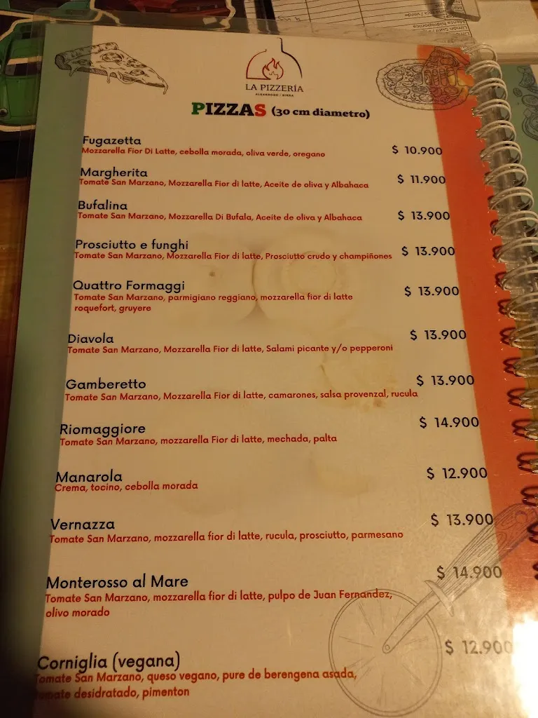 Menu_La Pizzería Algarrobo_Algarrobo_image_1