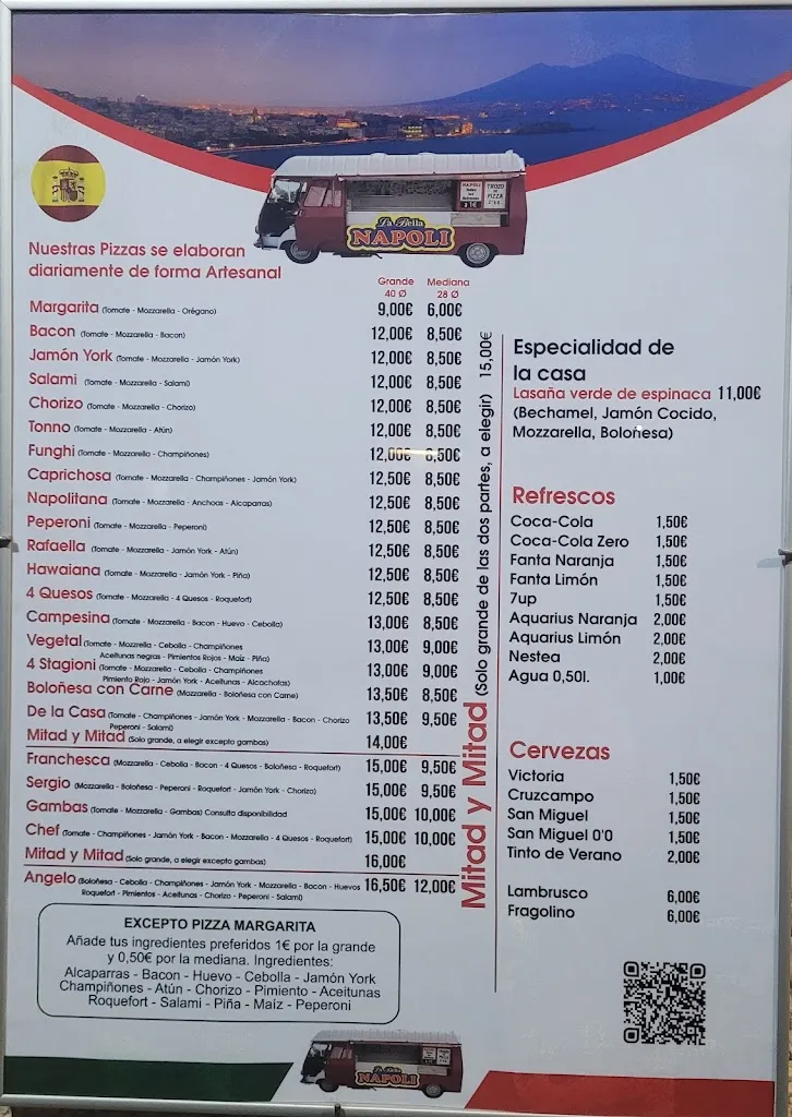 Menu_La Bella Napoli_Algarrobo_image_2