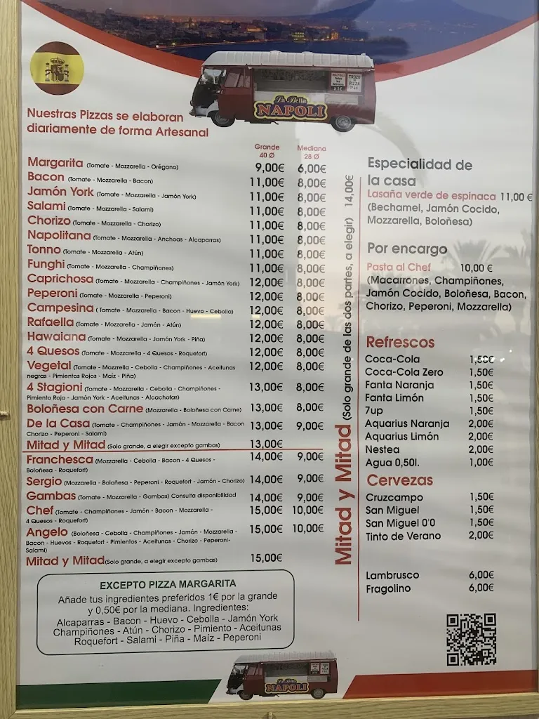 Menu_La Bella Napoli_Algarrobo_image_3