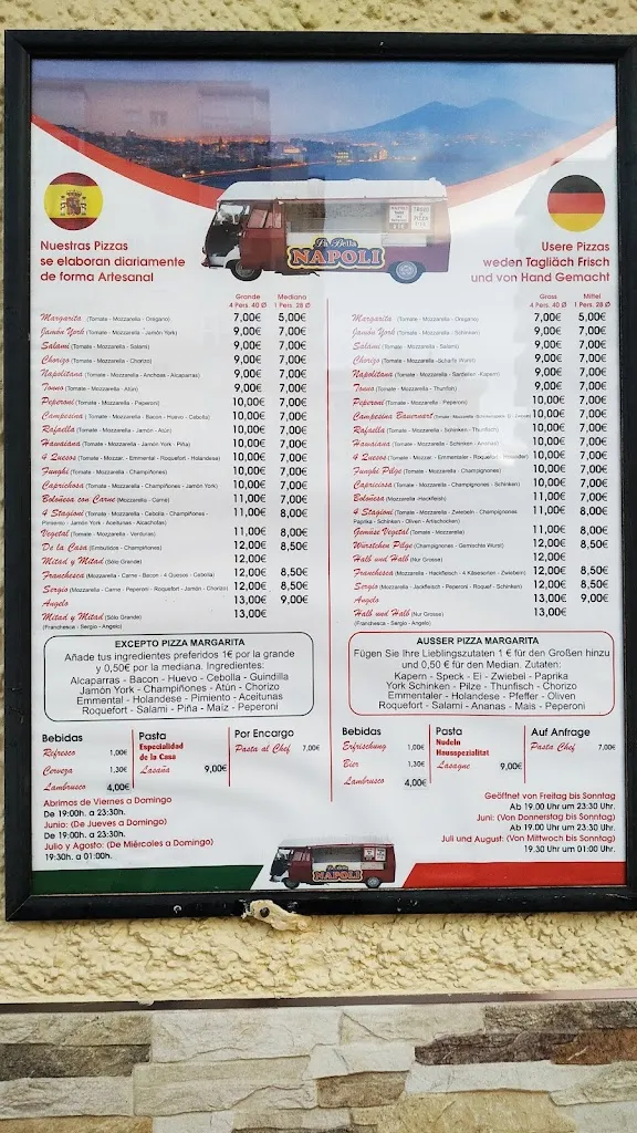 Menu_La Bella Napoli_Algarrobo_image_4