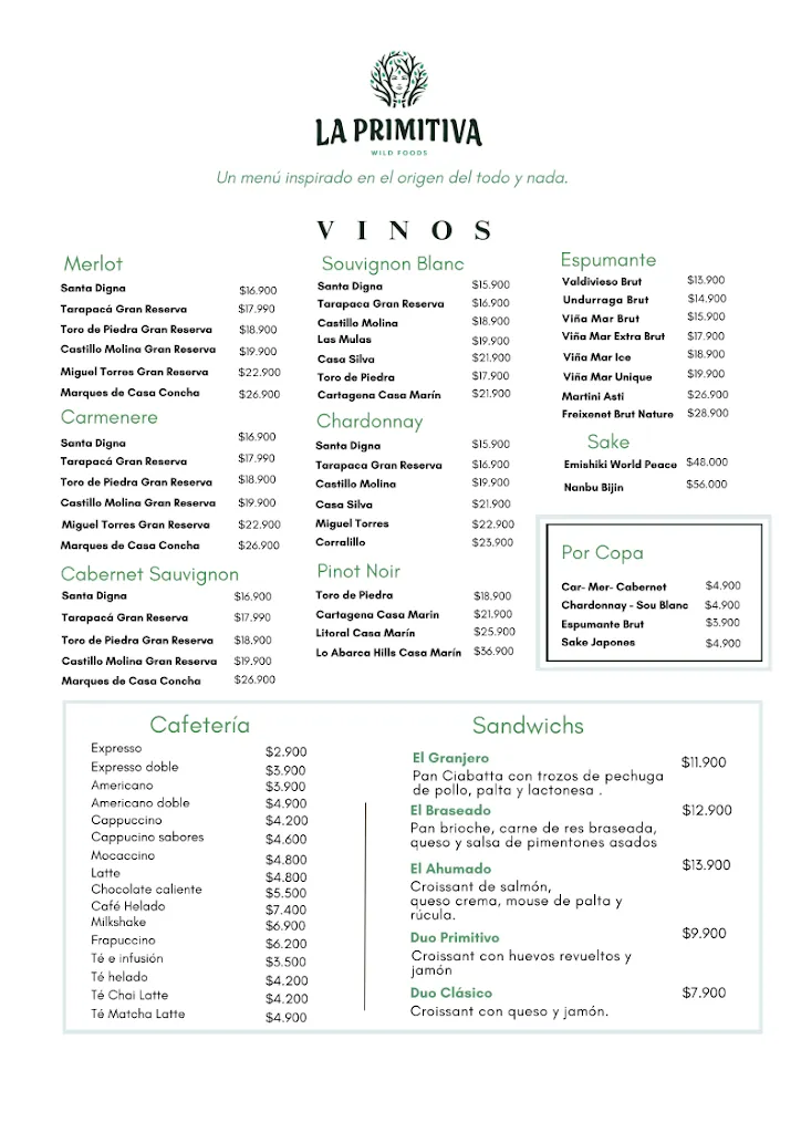 Menu_La Primitiva_Algarrobo_immagine_2