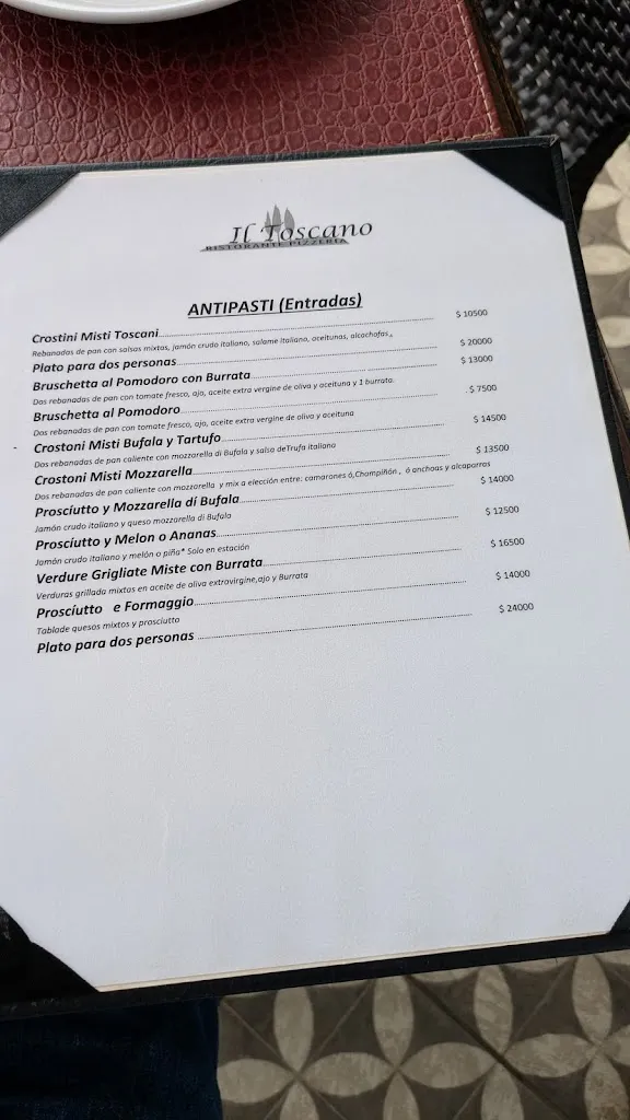 Menu_Ristorante Pizzeria Il Toscano_Algarrobo_image_2