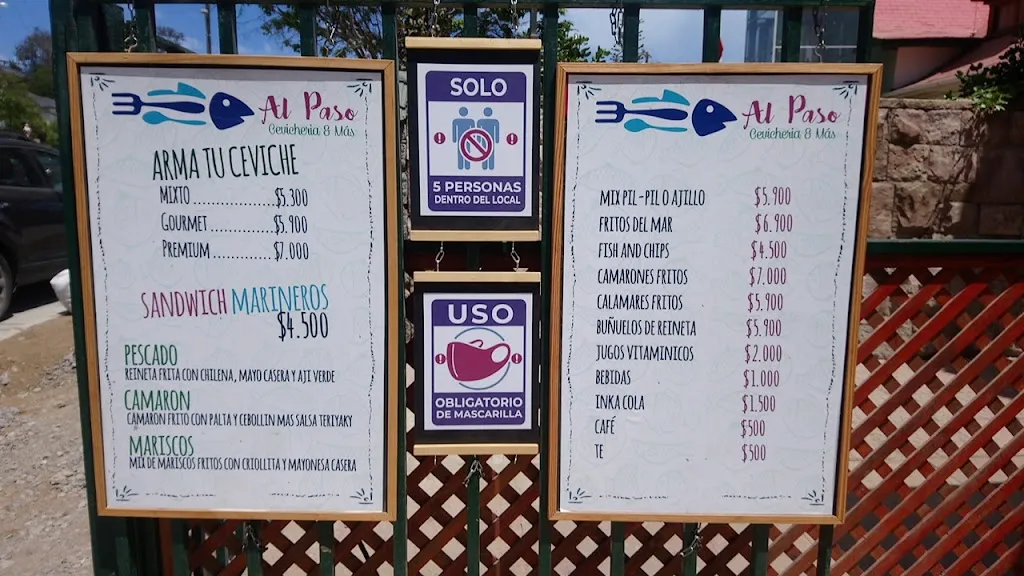 Menu_Cevicheria Al Paso & Mas_Algarrobo_image_3