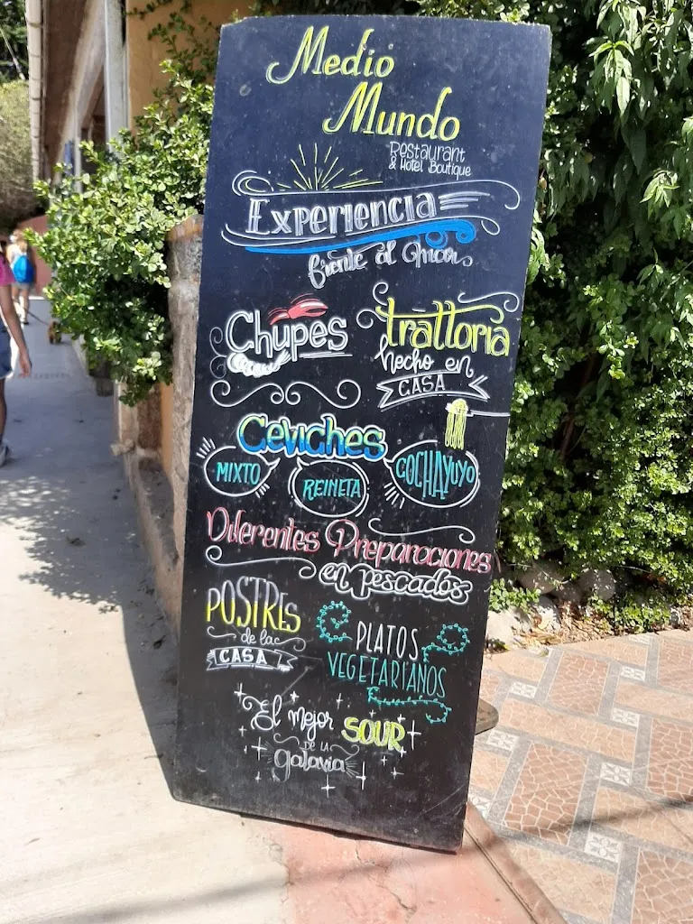 Menu_Restaurant & Hotel Medio Mundo_Algarrobo_image_1