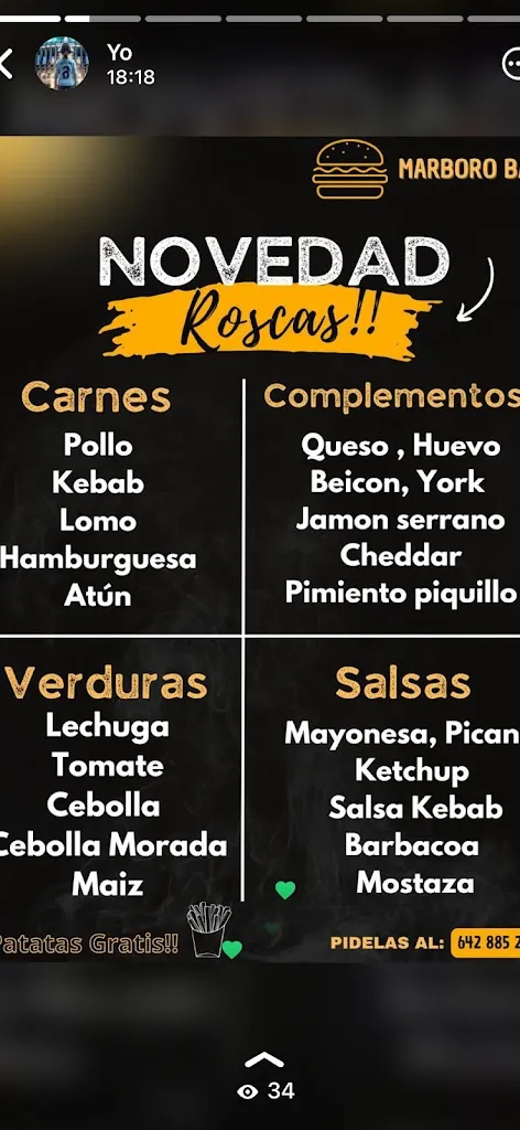 Menu_Restaurante Hamburguesería Marboro_Algarrobo_image_4