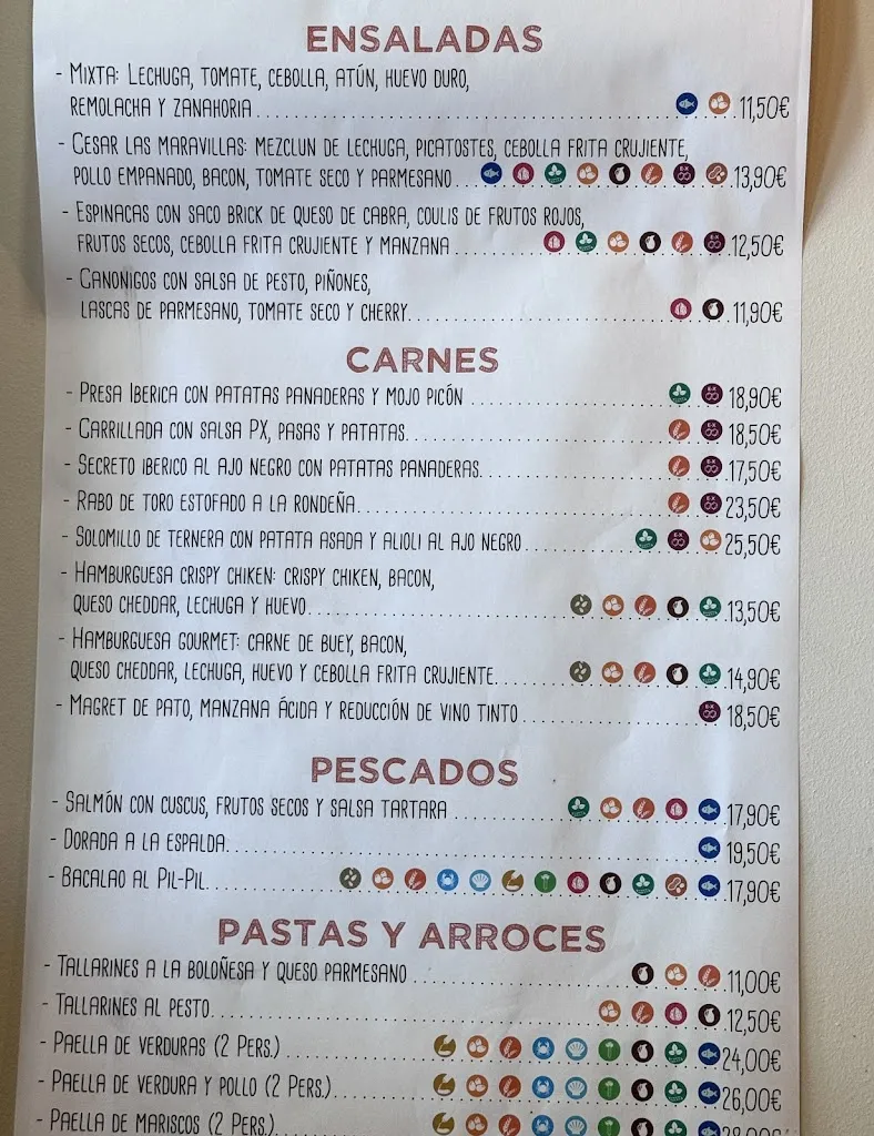 Menu_Restaurante Las Maravillas_Arriate_image_4