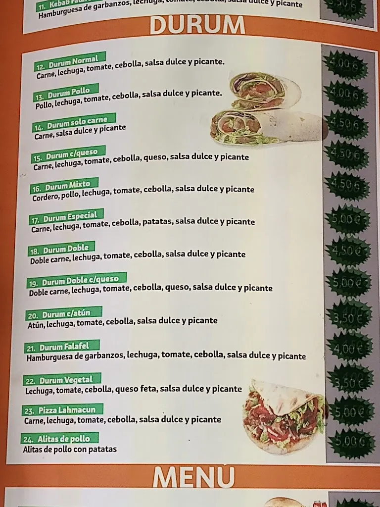 Menu_The Kebab Korner_Boiro_image_1