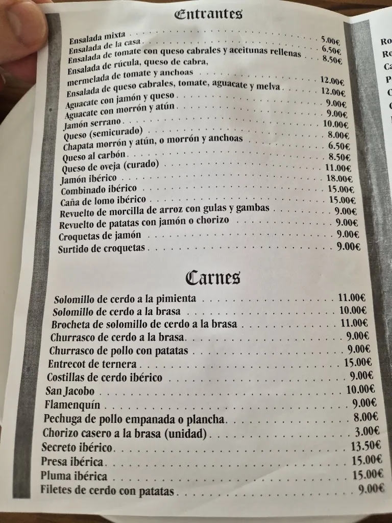 Menu_Bar Restaurante Benito_Campillos_image_3