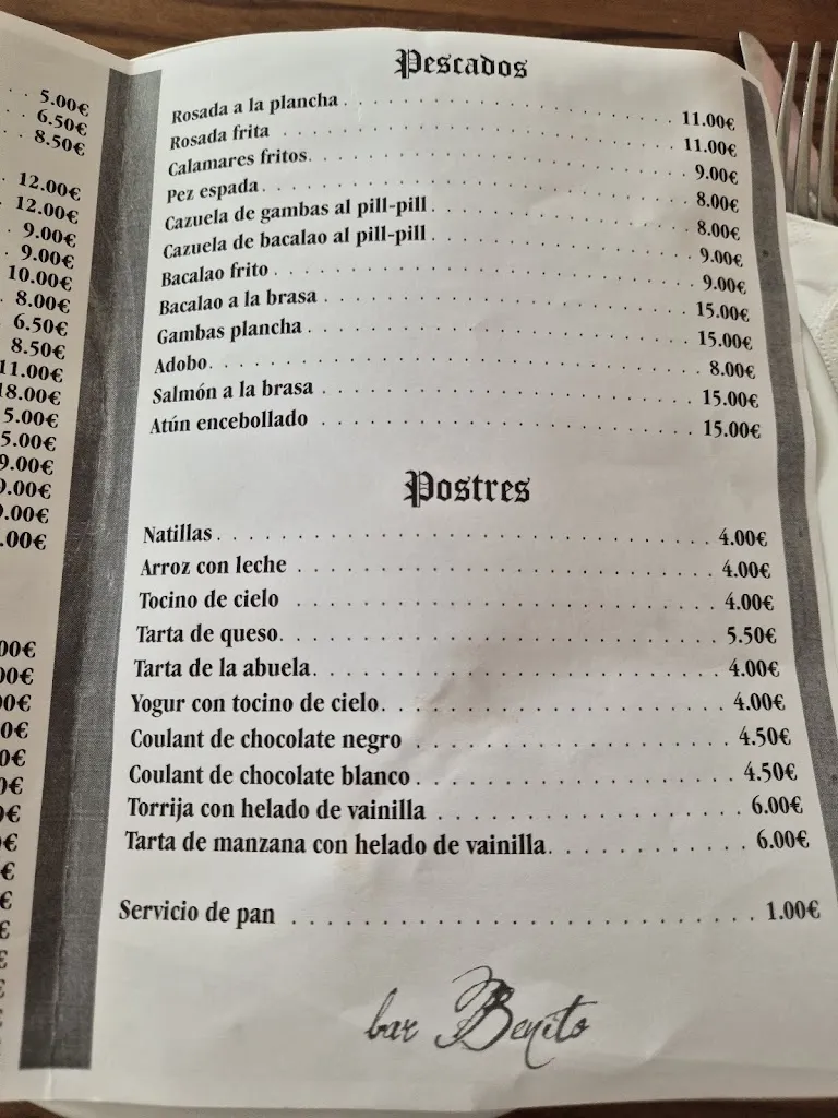 Menu_Bar Restaurante Benito_Campillos_image_4