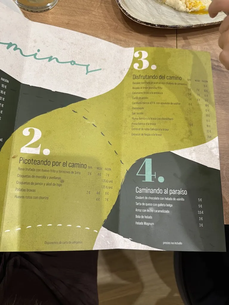 Menu_Bar 4 Caminos_Campillos_image_4