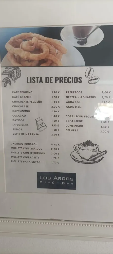 Menu_Café Bar Los Arcos_Campillos_image_1