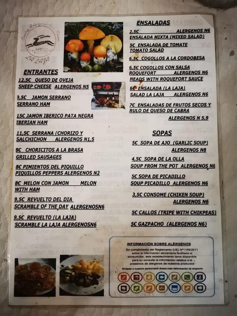 Menu_Restaurante venta la Laja_Cartajima_image_3