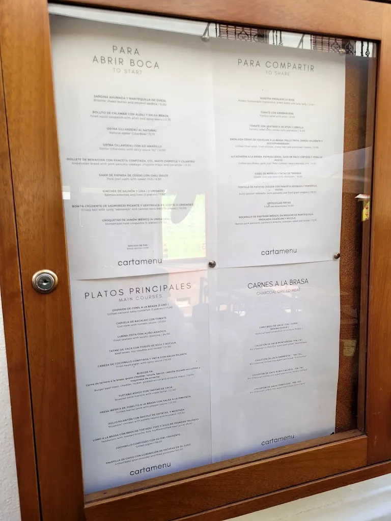 Menu_Tragatá | Benito Gómez | Restaurante en Ronda_Cartajima_image_2