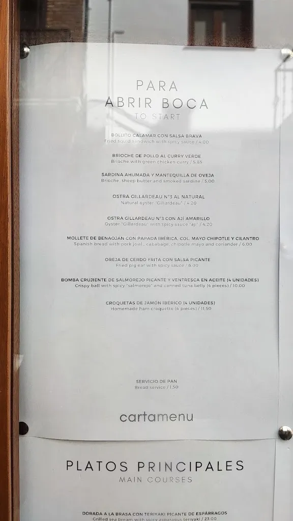 Menu_Tragatá | Benito Gómez | Restaurante en Ronda_Cartajima_image_3