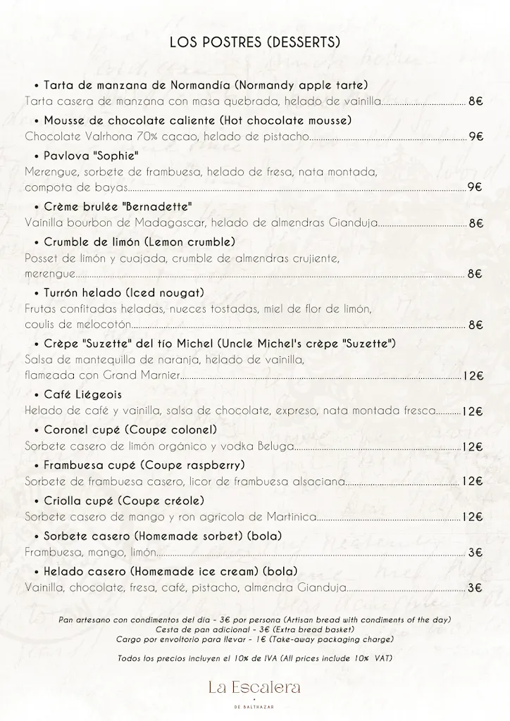 Menu_La Escalera De Balthazar_Benahavís_immagine_2