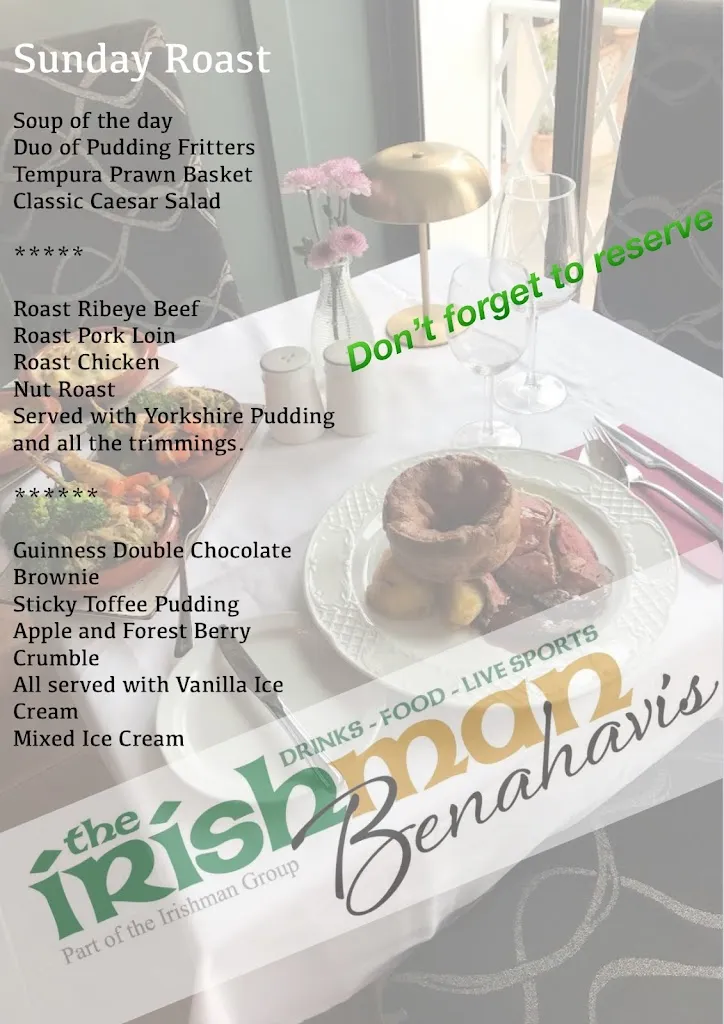 Menu_The Irishman Benahavis  part of the Irishman Group Marbella_Benahavís_image_3