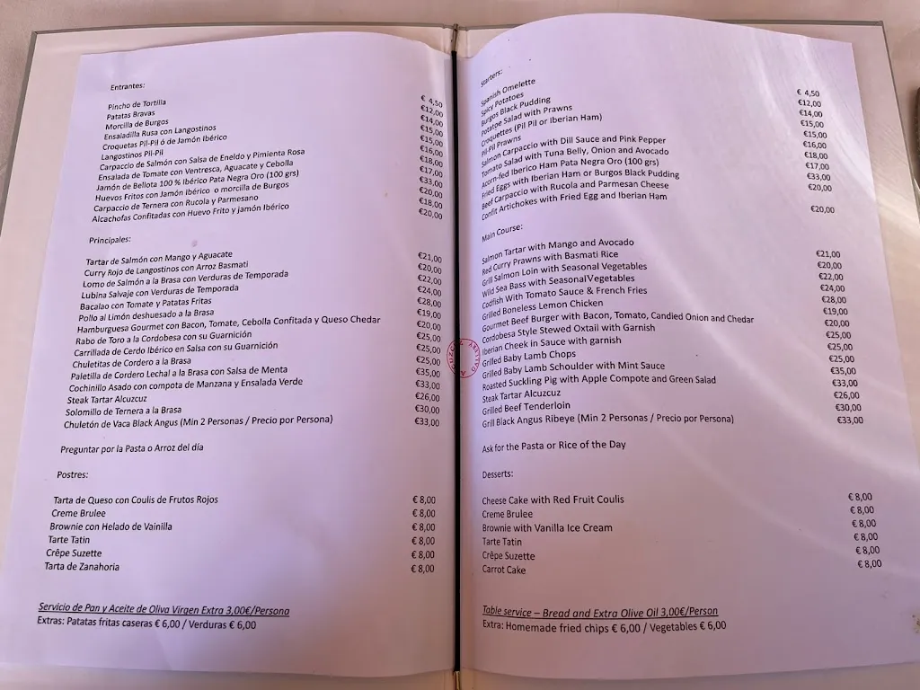 Menu_Restaurante Alcuzcuz Gallery at Hotel Alcuzcuz_Benahavís_image_1