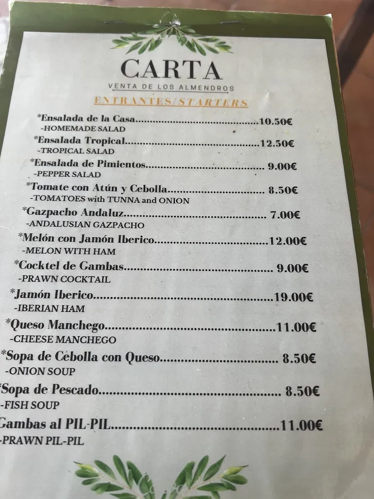 Menu_Los Almendros_Benahavís_immagine_1