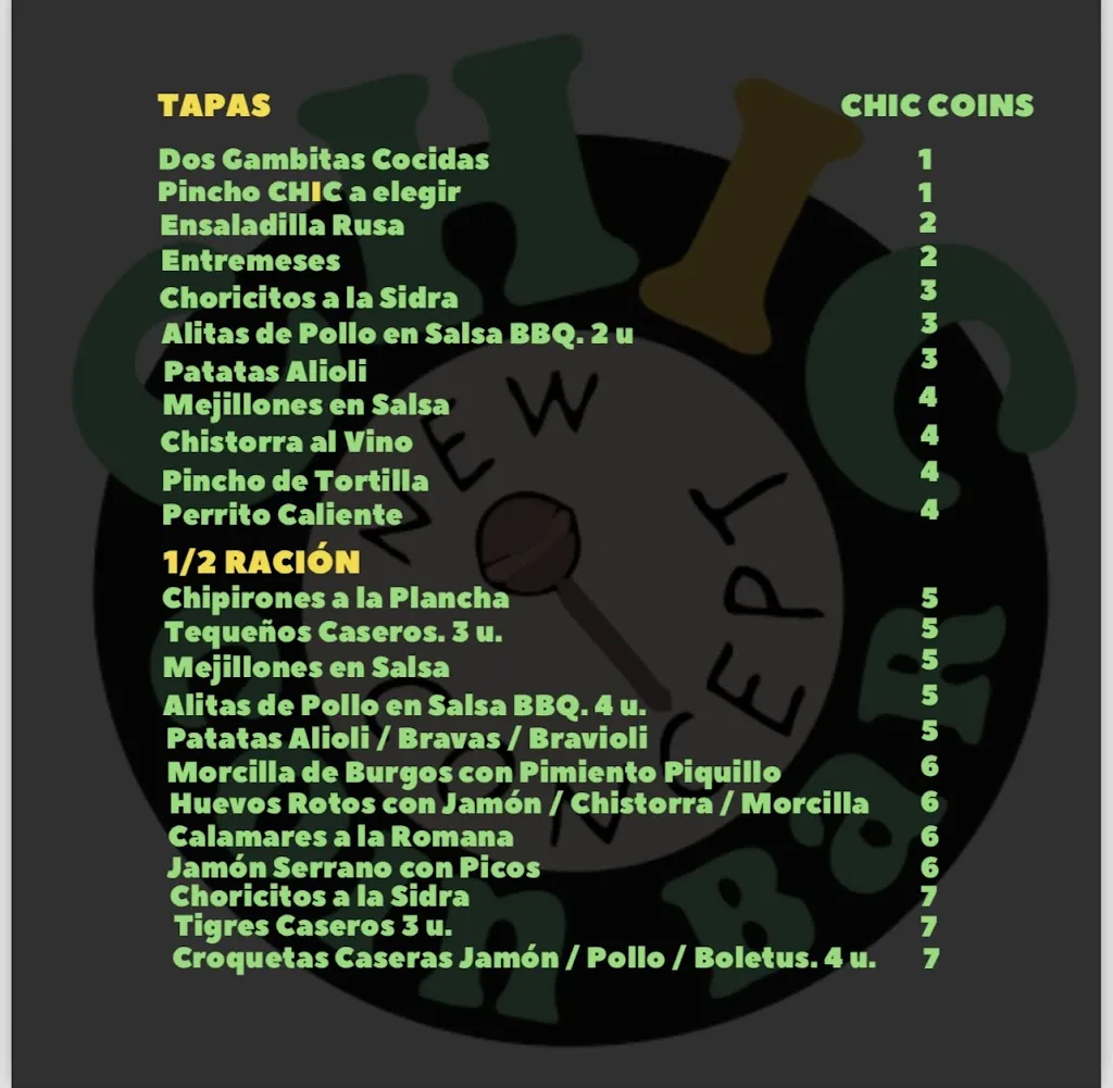 Menu_Chic coin bar_Coín_image_2