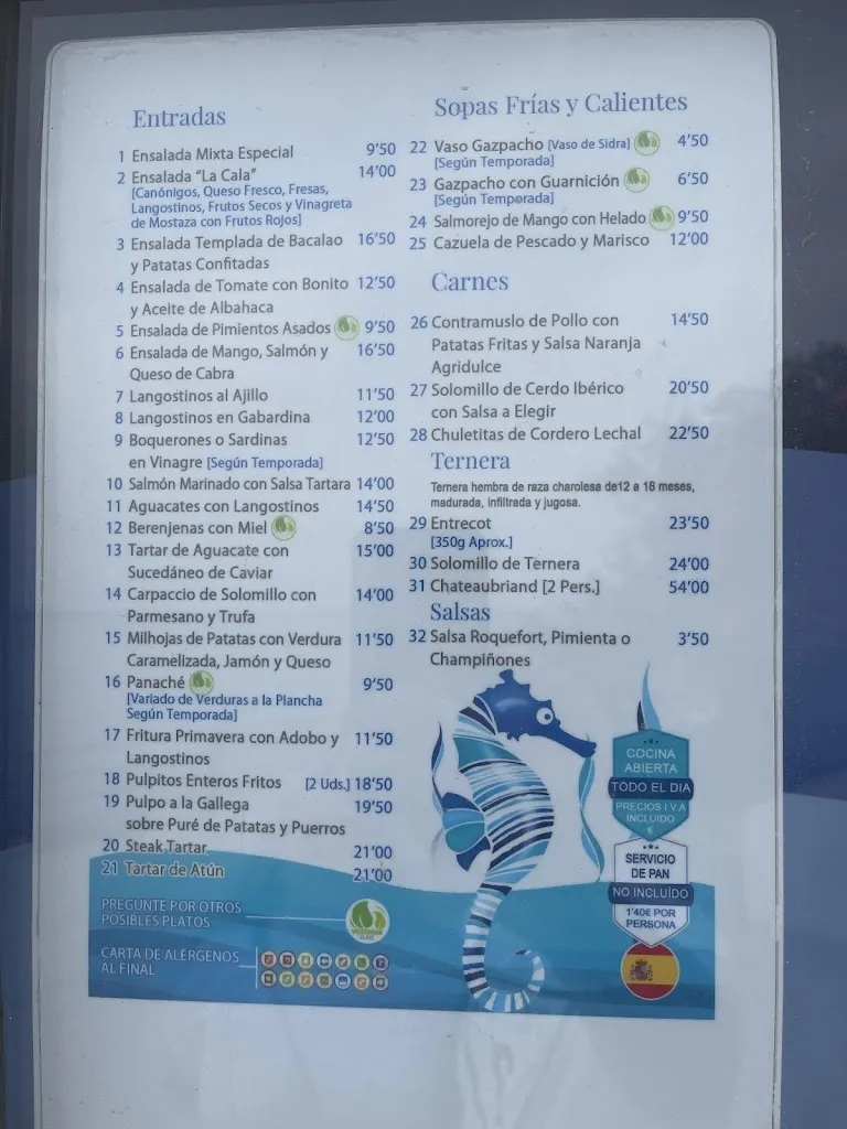 Menu_La Cala_Benalmádena_image_3