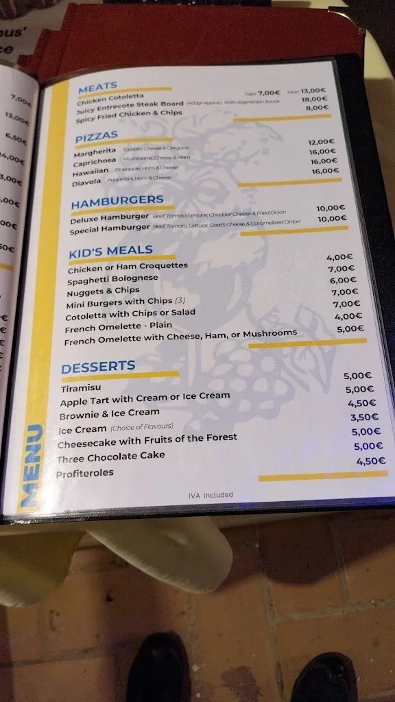 Menu_Restaurante Bacchus' Terrace_Benalmádena_image_3