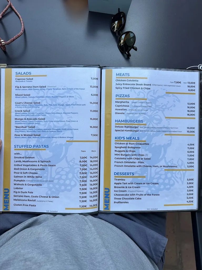 Menu_Restaurante Bacchus' Terrace_Benalmádena_image_4