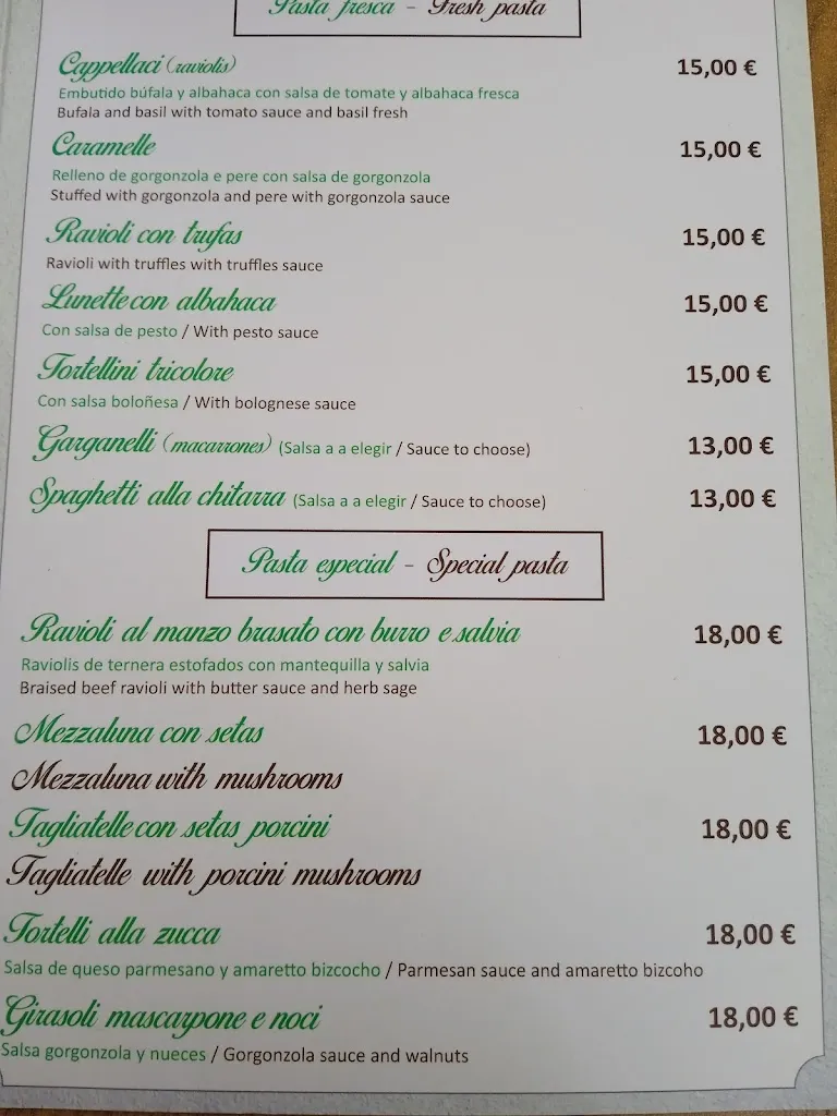 Menu_La Taverna dei Sapori_Benalmádena_image_3