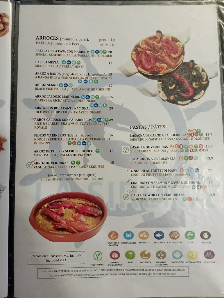 Menu_Restaurante La Sirena_Benalmádena_image_2