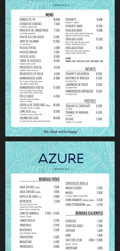 Menu_AZURE TERRAZA_Benalmádena_image_1