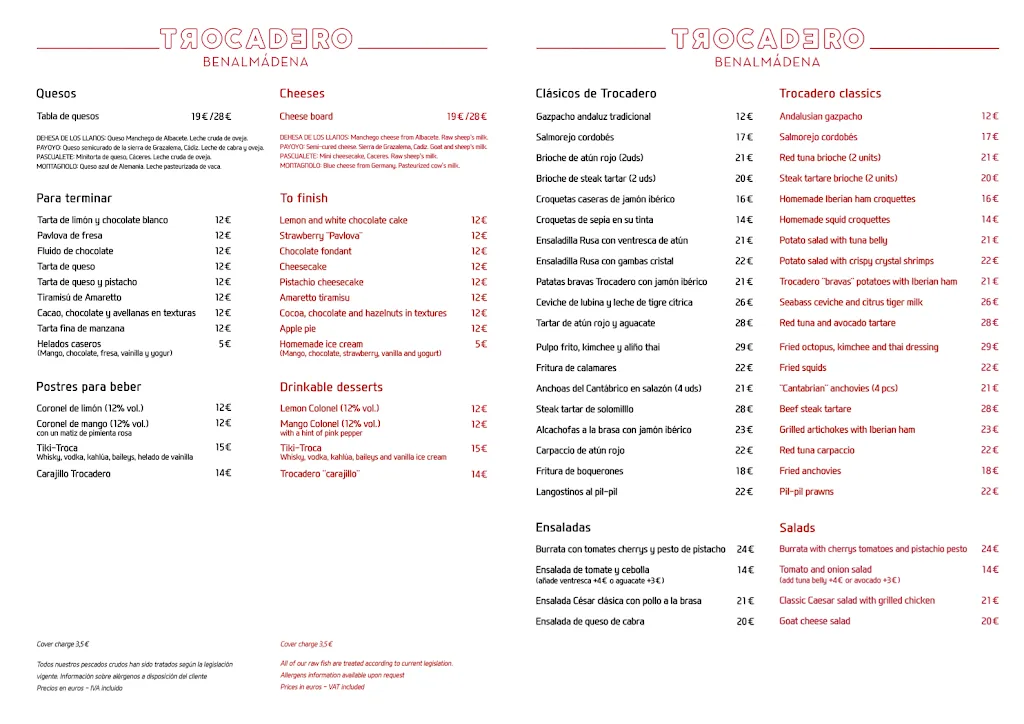 Menu_Trocadero Benalmádena_Benalmádena_image_1