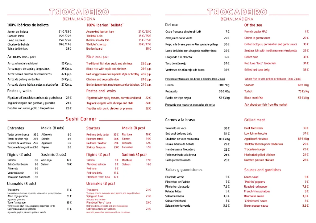 Menu_Trocadero Benalmádena_Benalmádena_image_2