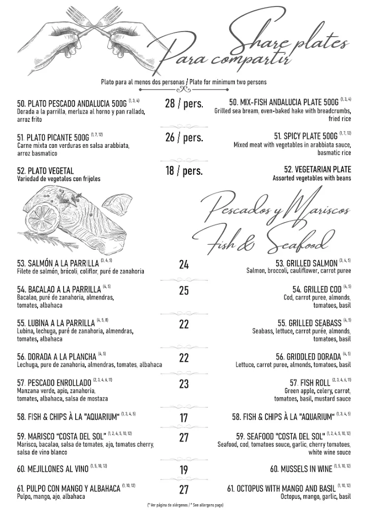 Menu_Aquarium Restaurante_Benalmádena_image_1