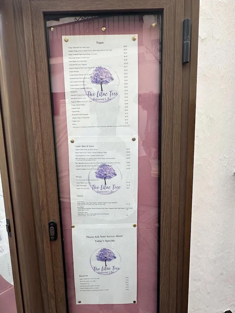 Menu_The Lilac Tree Restaurant & Bar_Benalmádena_image_1