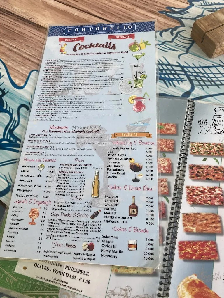 Menu_Porto Bello_Benalmádena_image_3