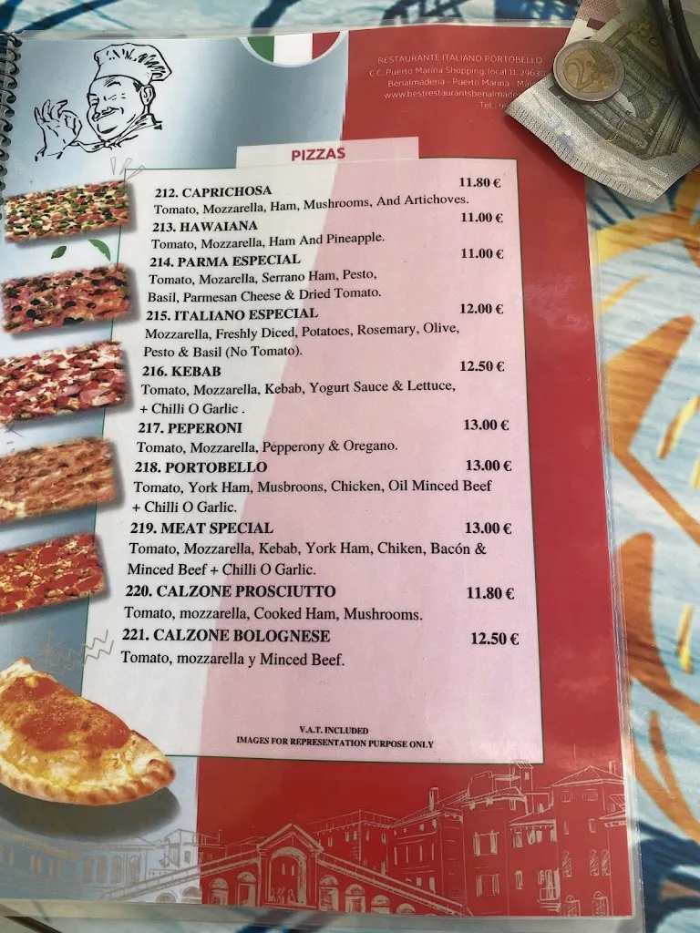 Menu_Porto Bello_Benalmádena_image_4