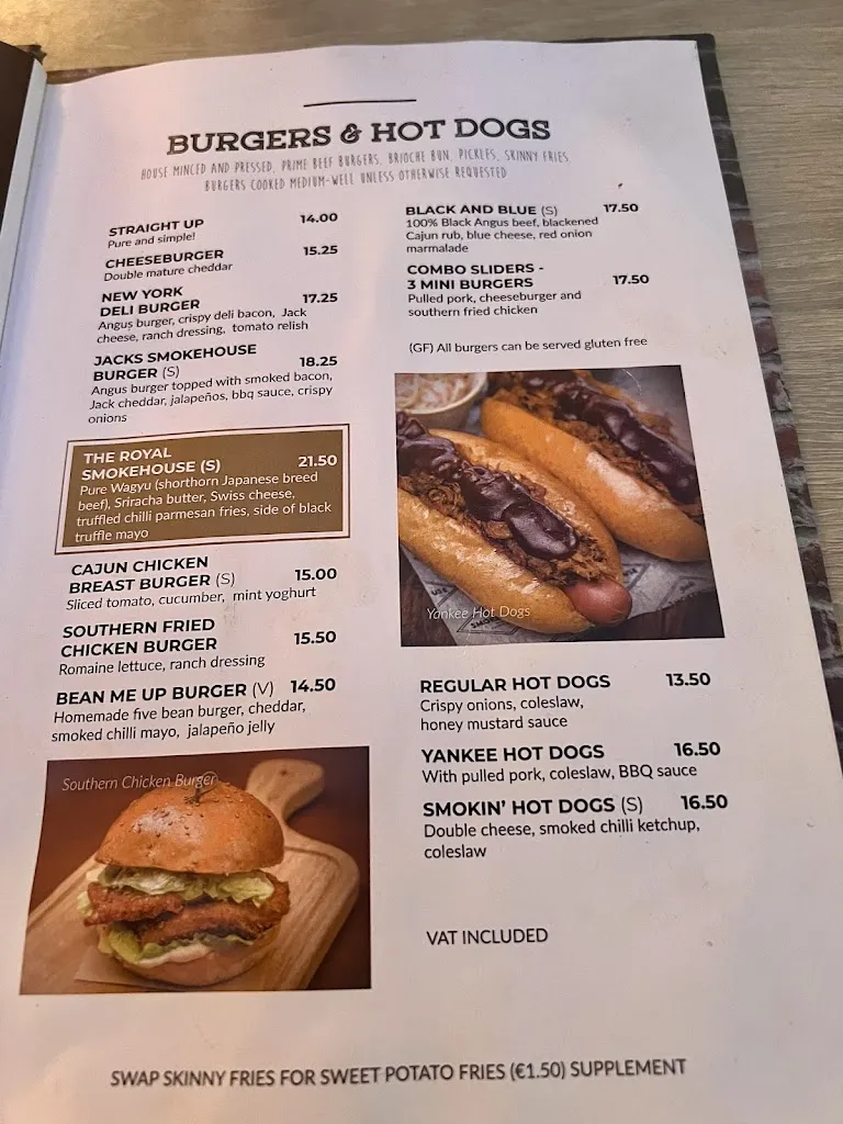 Menü_Restaurante Jacks Smokehouse Benalmádena_Benalmádena_Bild_1