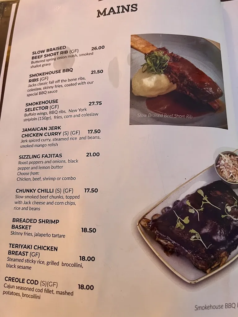 Menü_Restaurante Jacks Smokehouse Benalmádena_Benalmádena_Bild_2