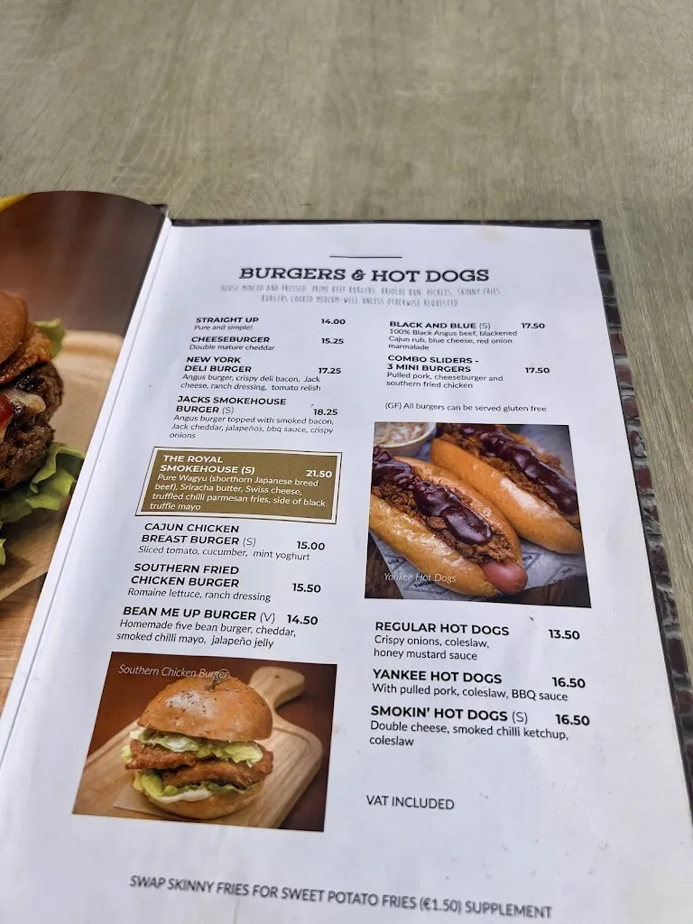 Menü_Restaurante Jacks Smokehouse Benalmádena_Benalmádena_Bild_3