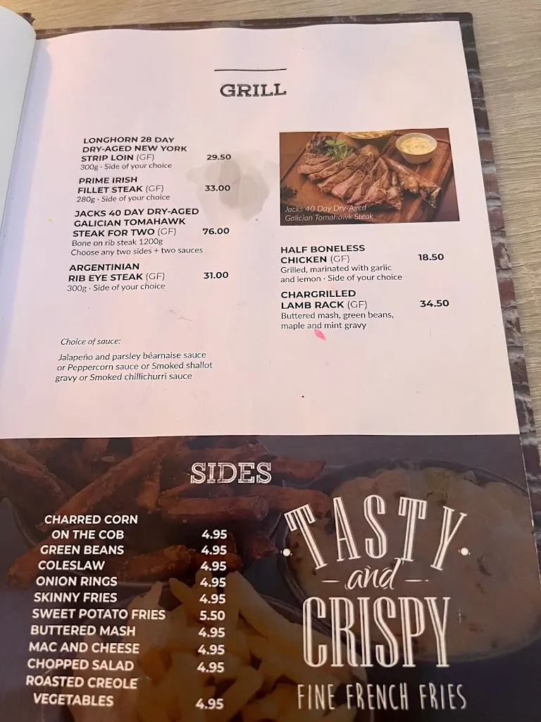 Menü_Restaurante Jacks Smokehouse Benalmádena_Benalmádena_Bild_4