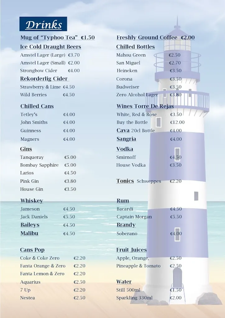 Menu_Oceans Fish & Chips Restaurant_Benalmádena_image_1