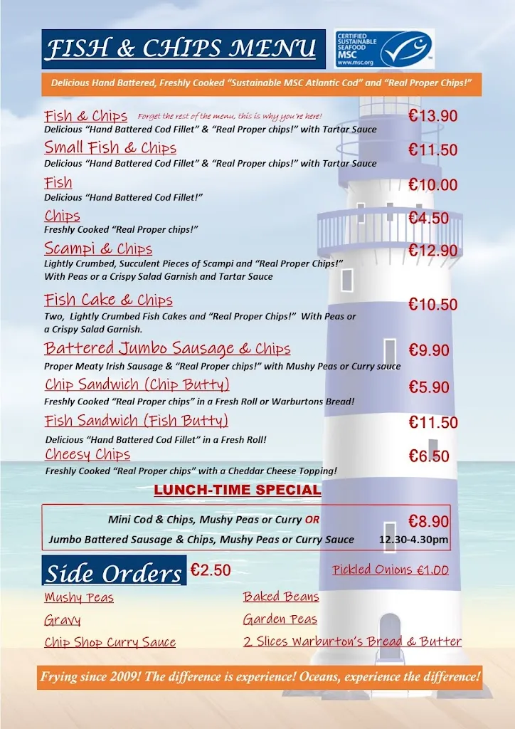 Menu_Oceans Fish & Chips Restaurant_Benalmádena_image_2